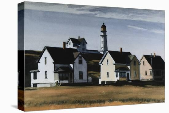 Lighthouse Hill, Cape Elizabeth, Maine-Edward Hopper-Stretched Canvas