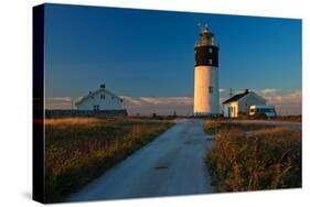 Lighthouse Hoburgen at the South Point of the Gotland Island, Sweden-Thomas Ebelt-Stretched Canvas