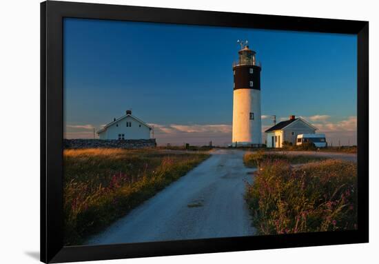 Lighthouse Hoburgen at the South Point of the Gotland Island, Sweden-Thomas Ebelt-Framed Photographic Print