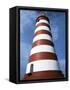 Lighthouse, Hopetown, Abaco, Bahamas, West Indies, Central America-Ethel Davies-Framed Stretched Canvas