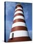 Lighthouse, Hopetown, Abaco, Bahamas, West Indies, Central America-Ethel Davies-Stretched Canvas