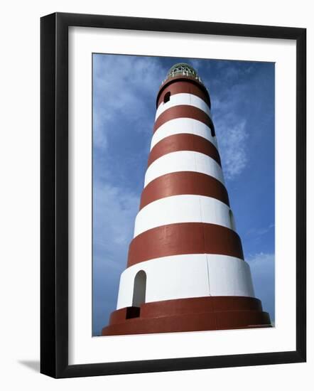 Lighthouse, Hopetown, Abaco, Bahamas, West Indies, Central America-Ethel Davies-Framed Photographic Print