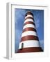 Lighthouse, Hopetown, Abaco, Bahamas, West Indies, Central America-Ethel Davies-Framed Photographic Print