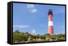 Lighthouse, Hornum, Sylt, Nordfriesland, Schleswig Holstein, Germany, Europe-Markus Lange-Framed Stretched Canvas