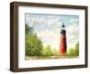Lighthouse II-Bruce Nawrocke-Framed Photographic Print