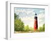 Lighthouse II-Bruce Nawrocke-Framed Photographic Print