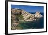 Lighthouse, Ile De La Pietra Islant, Ile Rousse, Corsica, France-Walter Bibikow-Framed Photographic Print