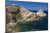 Lighthouse, Ile De La Pietra Islant, Ile Rousse, Corsica, France-Walter Bibikow-Mounted Photographic Print