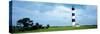 Lighthouse in a Field, Bodie Island Lighthouse, Bodie Island, North Carolina, USA-null-Stretched Canvas