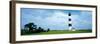 Lighthouse in a Field, Bodie Island Lighthouse, Bodie Island, North Carolina, USA-null-Framed Photographic Print