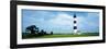 Lighthouse in a Field, Bodie Island Lighthouse, Bodie Island, North Carolina, USA-null-Framed Photographic Print