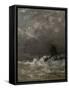 Lighthouse in Breaking Waves, C. 1900-07-Hendrik Willem Mesdag-Framed Stretched Canvas