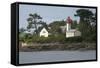 Lighthouse in Brittany, near Benodet. 2009-Gilles Targat-Framed Stretched Canvas