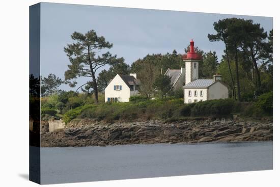 Lighthouse in Brittany, near Benodet. 2009-Gilles Targat-Stretched Canvas
