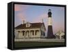 Lighthouse in Early Light at Tybee Island, Georgia, Usa-Joanne Wells-Framed Stretched Canvas