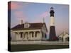 Lighthouse in Early Light at Tybee Island, Georgia, Usa-Joanne Wells-Stretched Canvas