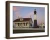 Lighthouse in Early Light at Tybee Island, Georgia, Usa-Joanne Wells-Framed Photographic Print