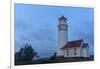 Lighthouse in Evening Light at Cape Blanco State Park, Oregon, USA-Chuck Haney-Framed Photographic Print