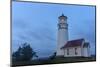 Lighthouse in Evening Light at Cape Blanco State Park, Oregon, USA-Chuck Haney-Mounted Photographic Print