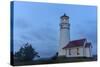 Lighthouse in Evening Light at Cape Blanco State Park, Oregon, USA-Chuck Haney-Stretched Canvas