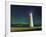 Lighthouse In Iceland With The Northern Lights Swrapping Around-Joe Azure-Framed Photographic Print