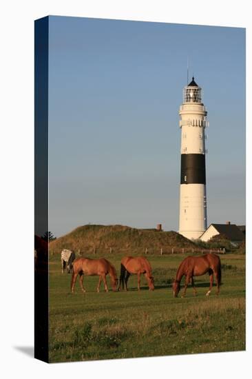 Lighthouse in Kampen, Sylt, Schleswig Holstein, Germany-null-Stretched Canvas