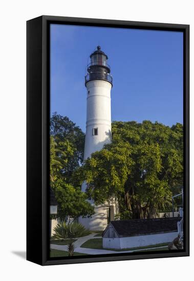 Lighthouse in Key West Florida, USA-Chuck Haney-Framed Stretched Canvas