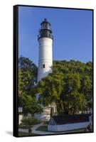 Lighthouse in Key West Florida, USA-Chuck Haney-Framed Stretched Canvas