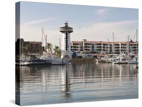 Lighthouse in Marina Vallarta, Puerto Vallarta, Mexico-Michael DeFreitas-Stretched Canvas