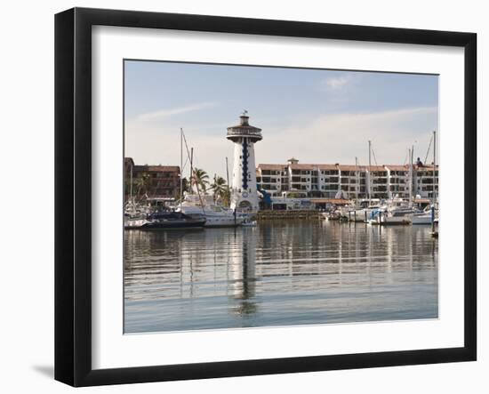 Lighthouse in Marina Vallarta, Puerto Vallarta, Mexico-Michael DeFreitas-Framed Premium Photographic Print