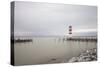 Lighthouse in Podersdorf Am See, Lake Neusiedl, Burgenland, Austria-Gerhard Wild-Stretched Canvas