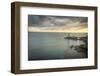 Lighthouse in the bay in Bittany-Philippe Manguin-Framed Photographic Print