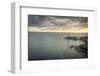 Lighthouse in the bay in Bittany-Philippe Manguin-Framed Photographic Print