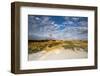 Lighthouse in the Dunes, Amrum Island, Northern Frisia, Schleswig-Holstein, Germany-Sabine Lubenow-Framed Photographic Print