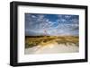 Lighthouse in the Dunes, Amrum Island, Northern Frisia, Schleswig-Holstein, Germany-Sabine Lubenow-Framed Photographic Print