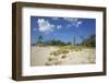 Lighthouse in the Dunes at Darsser Ort Boat on the Darss Peninsula-Uwe Steffens-Framed Photographic Print