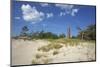 Lighthouse in the Dunes at Darsser Ort Boat on the Darss Peninsula-Uwe Steffens-Mounted Photographic Print