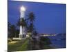 Lighthouse in the Fort at Dusk, Galle, Southern Province, Sri Lanka-Ian Trower-Mounted Photographic Print