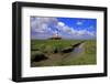 Lighthouse in the Wadden Sea National Park, Westerhever, Schleswig-Holstein, Germany, Europe-Hans-Peter Merten-Framed Photographic Print