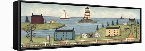 Lighthouse Island-Robin Betterley-Framed Stretched Canvas