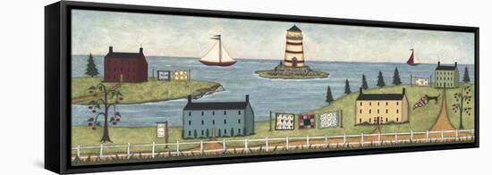 Lighthouse Island-Robin Betterley-Framed Stretched Canvas