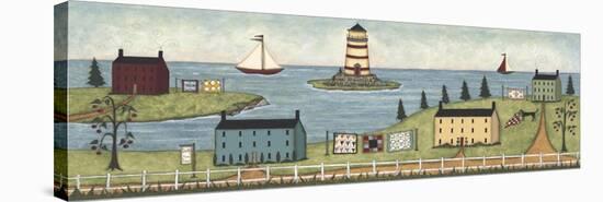 Lighthouse Island-Robin Betterley-Stretched Canvas