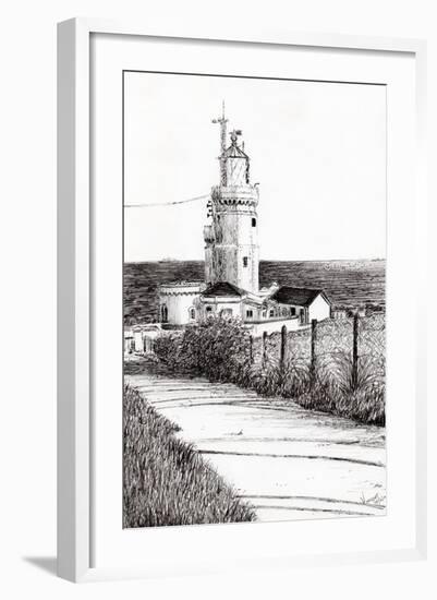 Lighthouse, Isle of Wight, 2010-Vincent Alexander Booth-Framed Giclee Print