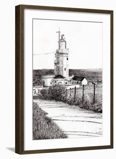 Lighthouse, Isle of Wight, 2010-Vincent Alexander Booth-Framed Giclee Print