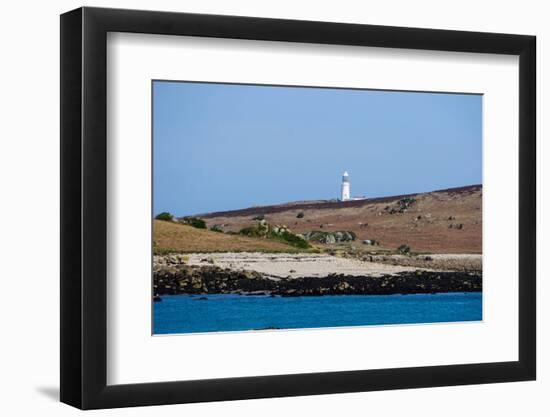 Lighthouse, Isles of Scilly, England, United Kingdom, Europe-Robert Harding-Framed Photographic Print