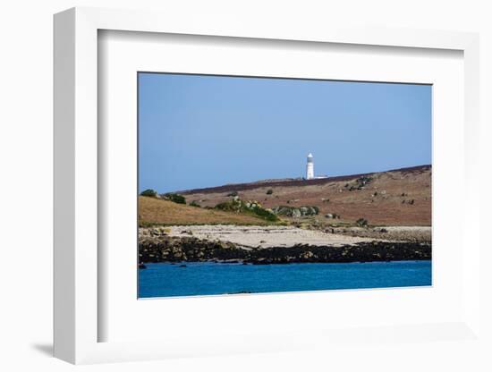 Lighthouse, Isles of Scilly, England, United Kingdom, Europe-Robert Harding-Framed Photographic Print