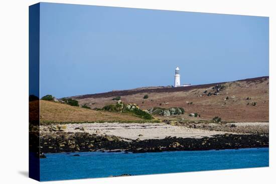 Lighthouse, Isles of Scilly, England, United Kingdom, Europe-Robert Harding-Stretched Canvas