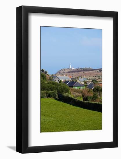 Lighthouse, Isles of Scilly, England, United Kingdom, Europe-Robert Harding-Framed Photographic Print