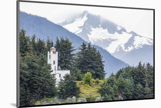 Lighthouse Just North of Juneau, Southeast Alaska, United States of America, North America-Michael Nolan-Mounted Photographic Print