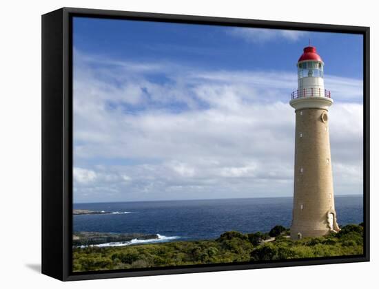 Lighthouse, Kangaroo Island, South Australia, Australia-Thorsten Milse-Framed Stretched Canvas